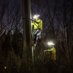 career as a utility line worker